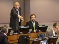 Jorge Atton en el debate del Senado