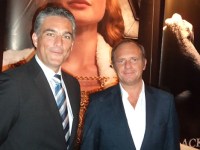 Edgar Spielmann y Sergio Veiga, en la presentación de Moviecity en Buenos Aires