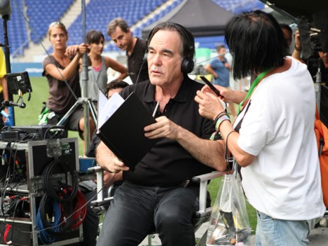 Backstage del spot de DirecTV, dirigido por Oliver Stone