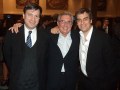 Eduardo Bayo, de Artear; Juan Carlos Guidobono, de BVS; y Hernán Donnari, de Fox