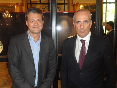 ESPN UpFront 14 Eduardo Mandía de Nuevo Siglo de Uruguay y Luis Lisanti de Alvear Palace