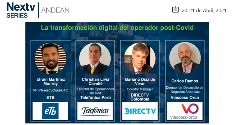 Conferencia NexTV Series Andean, de Dataxis, el 20 y 21 de abril