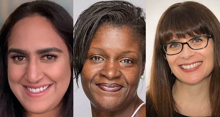 Three of the buyers that take part in the 15 minutes sessions: Sahana Kamath, Head of Original Production, VIU, Miranda Wayland, Head of Creative Diversity, BBC (UK), and Libbie Doherty, head of children’s programming at ABC (Australia)