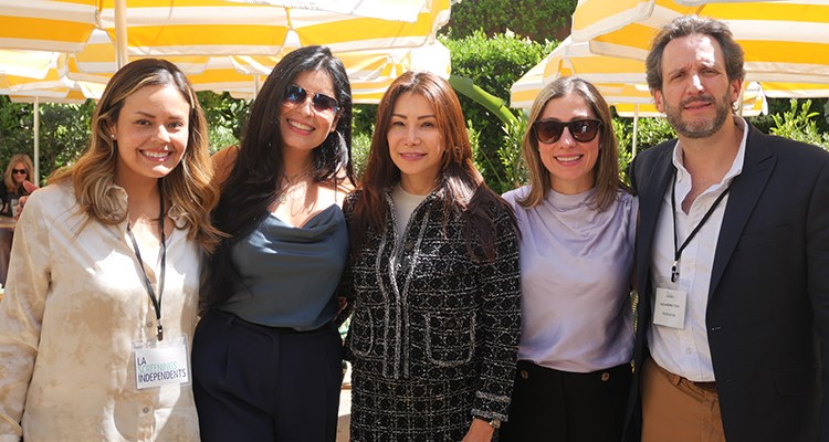 Buyers top ya presentes: María Zuleta, directora de programación, adquisiciones, Caracol TV (Colombia); Jasmine Rezai, VP content distribution & partnerships, A+E (USA); Aurora Mohler, CCO, Olympusat (USA); Eugenia Vélez, VP programación, RCN (Colombia); Alejandro Toro, VP business strategy, TIS Productions (Colombia/México)