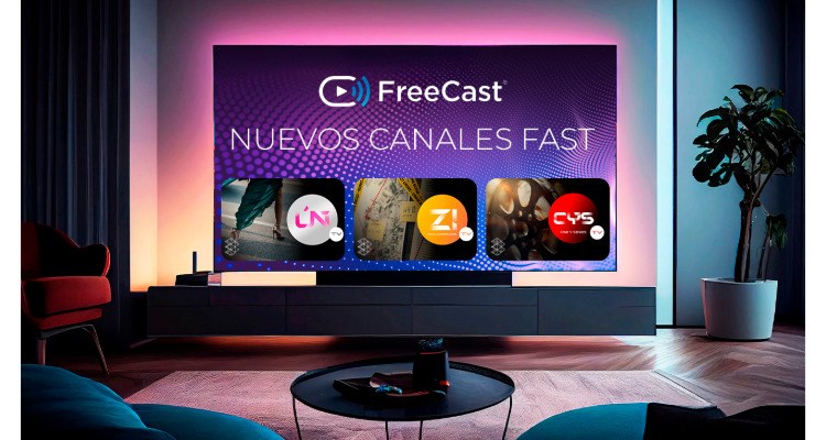 Atresmedia Internacional acuerda incluir sus tres canales FAST en la oferta de la plataforma FreeCast