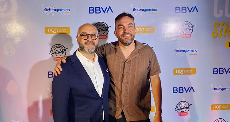 Ezequiel Trabajo junto a Salvador Mazzocchi