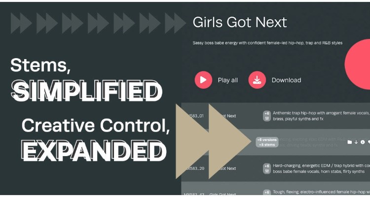 Megatrax simplifica la edición musical con su nueva funcionalidad 'Stems, Simplified'