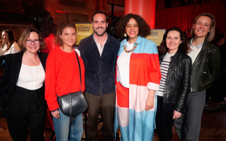 The Lionsgate Screenings, with French buying heads: Abigail Joliot, Senior Acquisitions Manager at M6 Group; Emmanuelle Bon, VP Content, Paramount + France; Guillaume Lemoine, head of acquisitions Canal+ Group France; Vanessa Patenon, SVP, Sales, Lionsgate UK; Christine Bouillet, Head of Editorial Content, Bérengère Térouanne, Acquisitions Manager, both at M6 Group