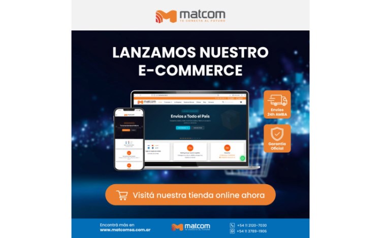 Matcom lanza su plataforma de e-commerce con productos de primera línea ...