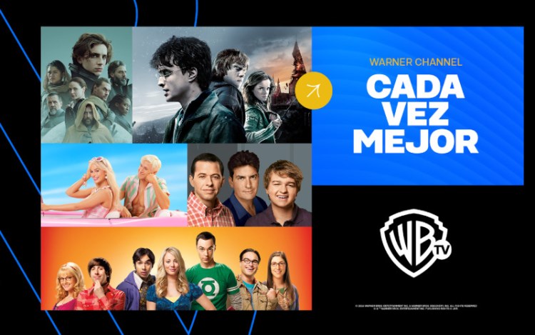 Warner Channel renueva su identidad visual para consolidar el ecosistema de contenidos de Warner Bros. Studios