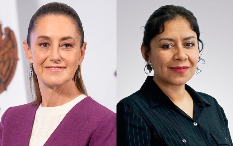 Claudia Sheinbaum, presidenta de México, y Norma Solano Rodríguez es la Comisionada Presidenta de la Comisión Reguladora de Telecomunicaciones (CRT)