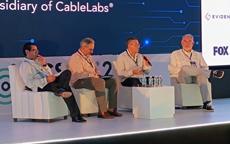 Javier Juárez Mojica, Miguel García Ruiz, Edgar Olvera, Socio de Greenberg Traurig y Miguel Calderón Lelo de Larrea