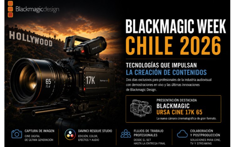 Blackmagic Week llega a Chile