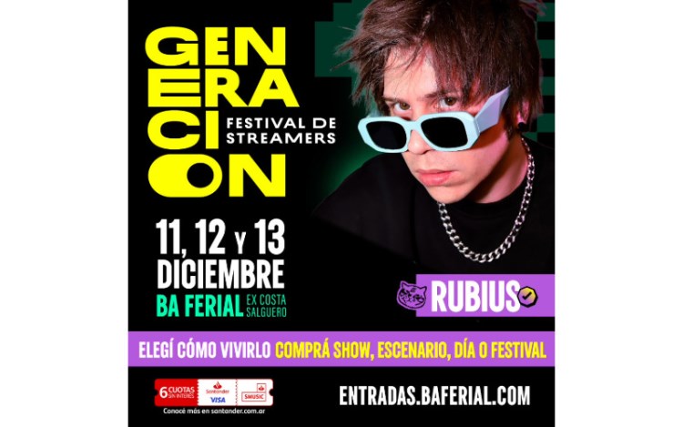 Llega GENERACIÓN, el festival que reúne a los principales streamers y creadores de contenido