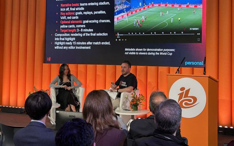 Personal presentó en IBC su experiencia con IA en Flow