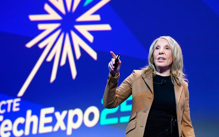 María Popo en la SCTE Tech Expo 2025